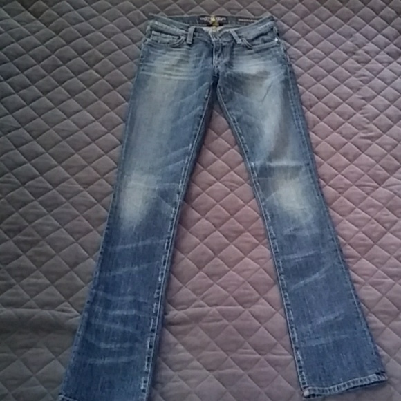 Lucky Brand jeans,sz 00/24,Like New but zipper bro - Picture 2 of 8